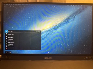 monitor menu